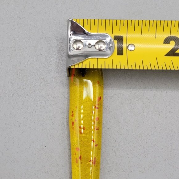 Handmade Fused Glass Icicle Ornaments Multicolor Iridescent Set of 10 - Picture 7 of 7